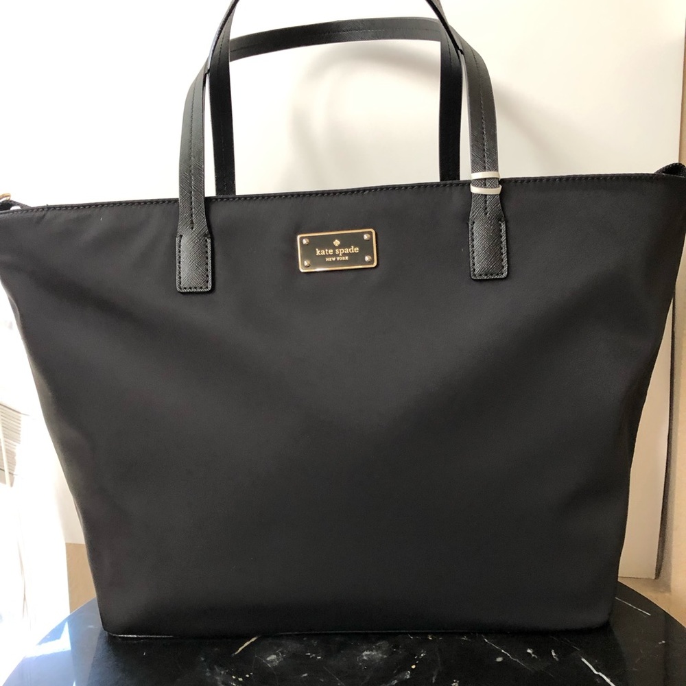 Kate Spade - Black tote/Baby bag